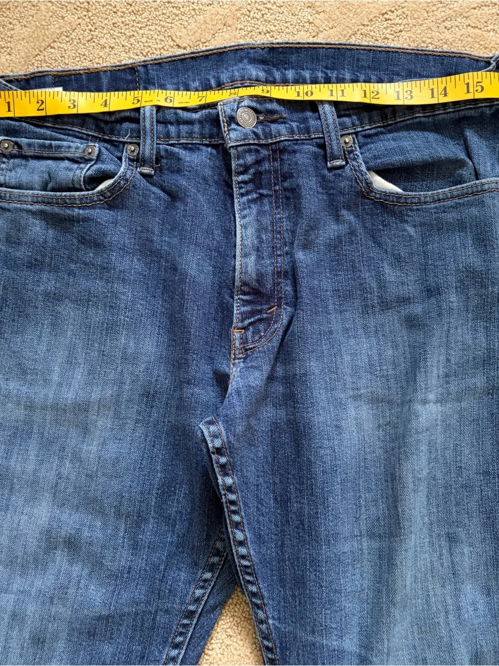 Levi's Men's Straight Blue Denim Jeans